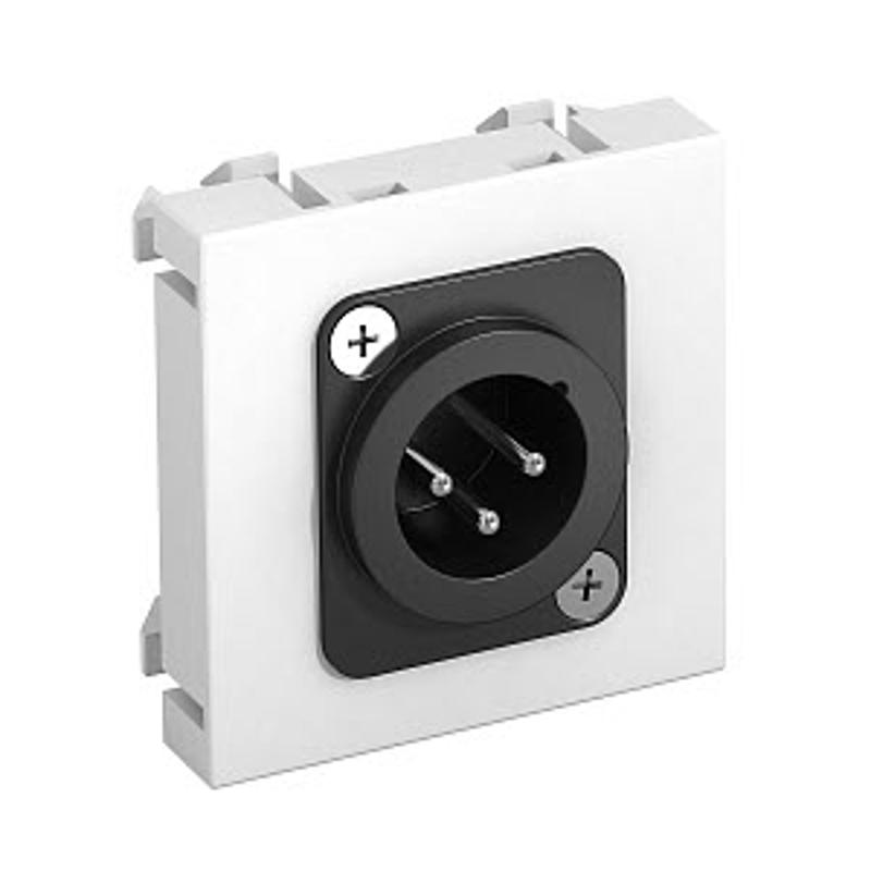 Мультимедийная рамка XLR Modul45 (белый) (MTG-X3M L RW1) | 6105222 | OBO Bettermann — миниатюра 2