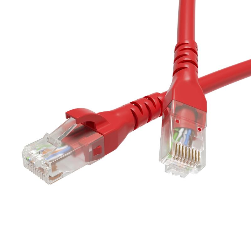 Патч-корд неэкранированный CAT5E U/UTP 4х2, LSZH, красный, 1.5м | RN5EUU4515RD | DKC — DKC (ДКС)
