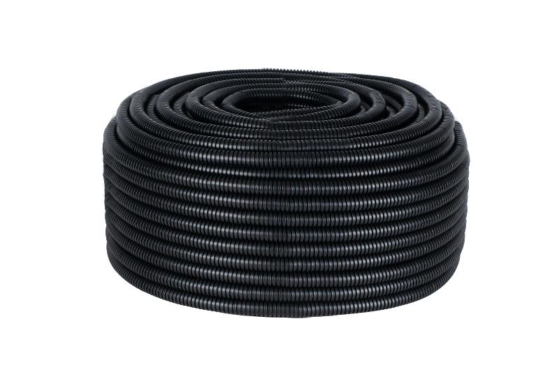Труба гофр. ПНД Plast с зондом d32мм (25м.) черная EKF PROxima |  tpnd-32-25m |  EKF — EKF