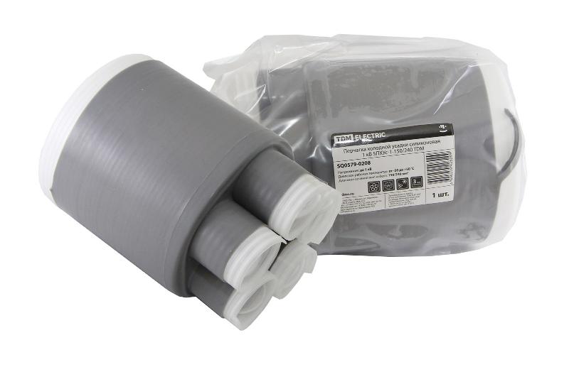 Перчатка холодной усадки силиконовая 1 кВ 5ПХУс-1-150/240 | SQ0579-0208 | TDM — TDM ELECTRIC