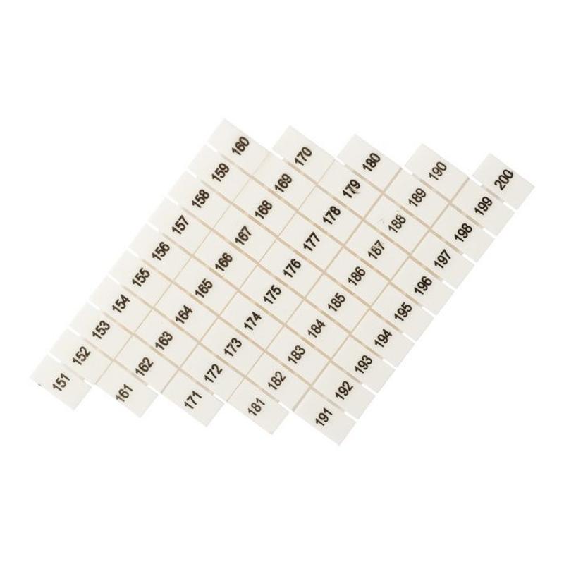 Маркеры для JXB-ST 4 с нумерацией 150-200 (100 шт.) EKF PROxima | zb-st-4-150-200 | EKF — EKF