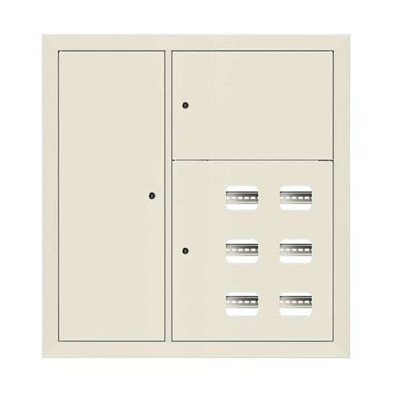 Щит этажный 6 кв. слаботочка слева RAL9002 (1000х950х150)  PROxima |mb29-v-6z-ral9002| EKF — фото 1 | Sento