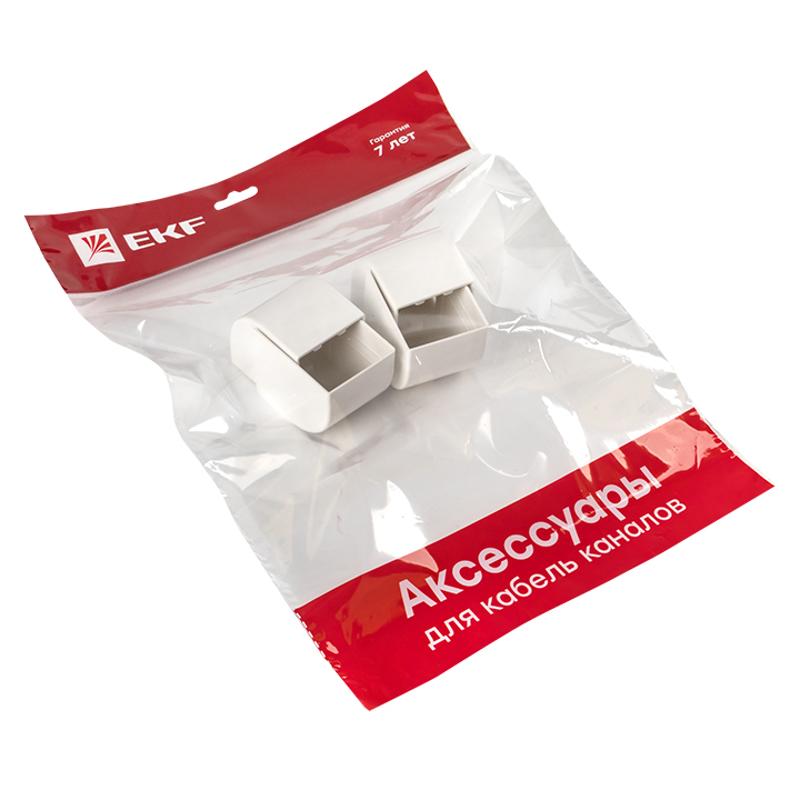 Заглушка (40х40) (4 шт) Plast EKF PROxima Белый  |  ecw-40-40x4 |  EKF  — миниатюра 6