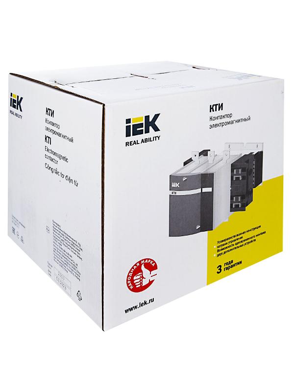 Контактор КТИ-5265  265А  400В/АС3  | KKT50-265-400-10 | IEK — миниатюра 10