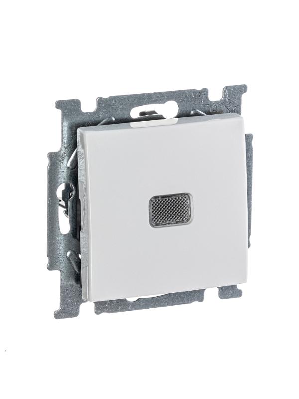 ABB Basic 55 Альп. белый Выключатель 1-клавишный с подсветкой | 1012-0-2153  | 2CKA001012A2153 | ABB — миниатюра 4