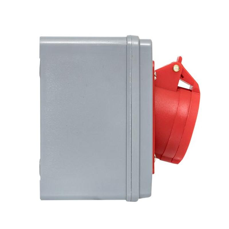 Розетка с блокировкой и выключателем 1414 3Р+РЕ 16А 380В IP44 EKF | ps-1414-16-380 | EKF — миниатюра 14