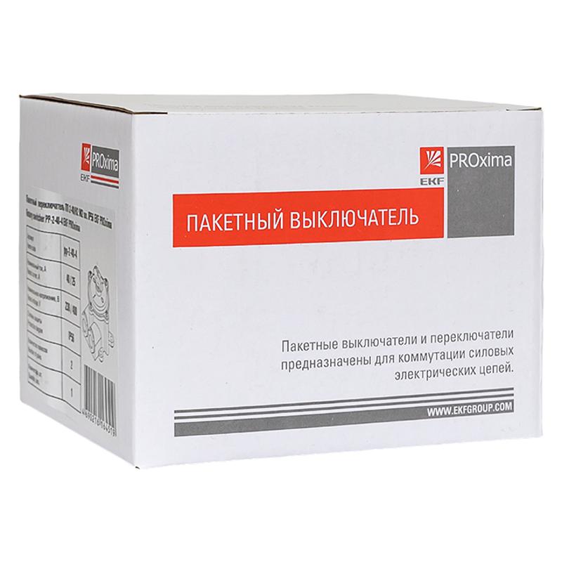 Пакетный  переключатель ПП 2-40/Н2 М2 пл. IP56 EKF PROxima | pp-2-40-4 | EKF — миниатюра 10
