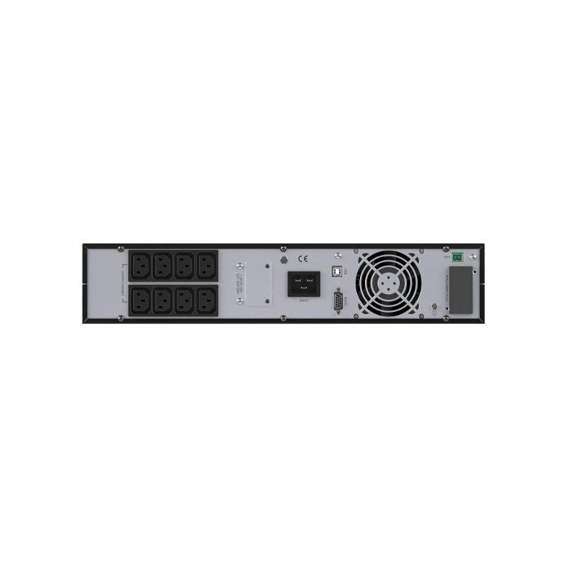 Онлайн ИБП, Small Rackmount, 2000VA/1800W, 8xIEC C13, Rack 2U, 4x9Ач | SMALLR2A5I | DKC — миниатюра 4