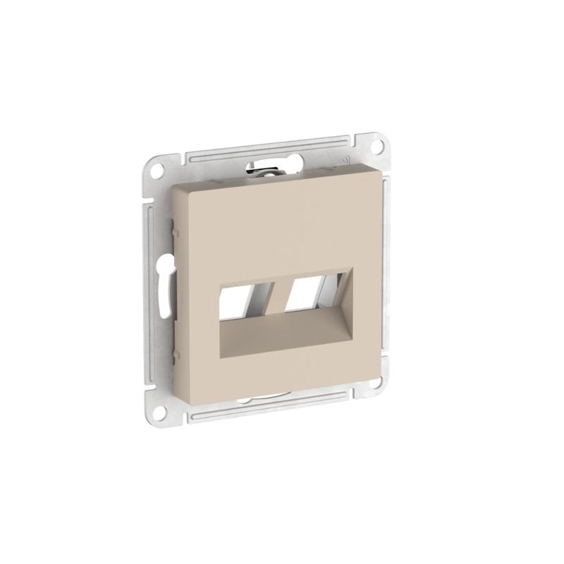 AtlasDesign Песочный Накладка двойная для информационных функций типа Keystone | ATN001290 | SE — миниатюра 1