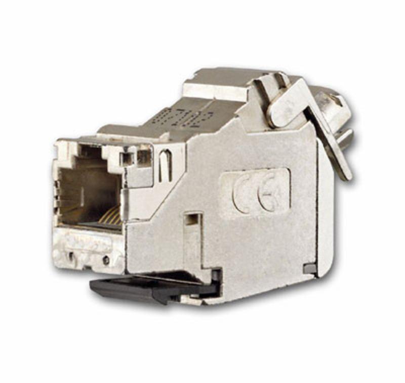 Модуль/разъём универсальный, 8 полюсов, RJ45, категория 6а ISO, экранированный, до 500 МГц | 0230-0-0414  | 2CKA000230A0414 | ABB — ABB