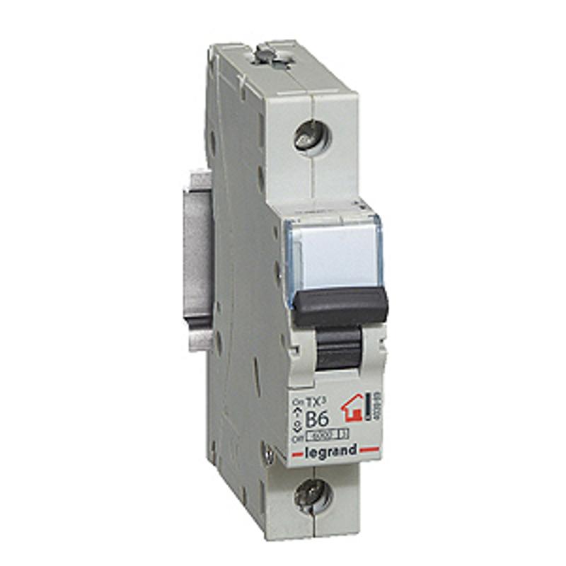Выключатель автоматический  однополюсный TX3 6000 63А C 6кА | 404034 | Legrand — Legrand