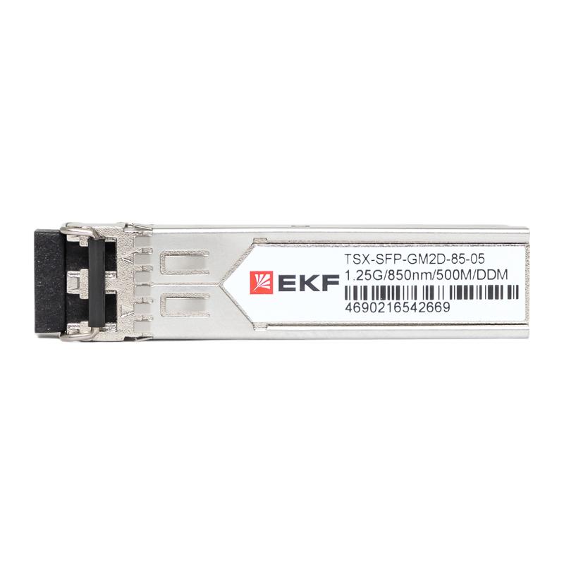 SFP модуль 1,25 Гбит двойное многомодовое оптоволокно 850нм дальность 500м TSX |TSX-SFP-GM2D-85-05|EKF — миниатюра 2