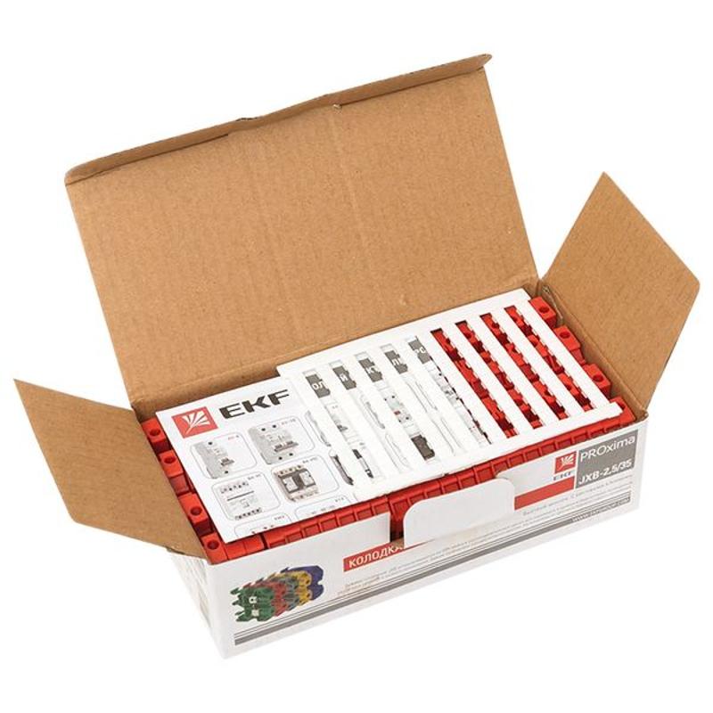 Колодка клеммная JXB-2.5/35 красная EKF PROxima | plc-jxb-2.5/35r | EKF — миниатюра 11