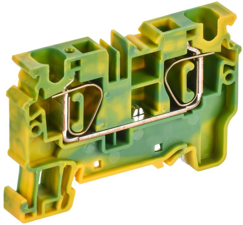ARMAFIX Клемма пруж. CX6 PE 6мм2 проходная зазем. | AF-CT41-00-K52-006 | IEK — миниатюра 1