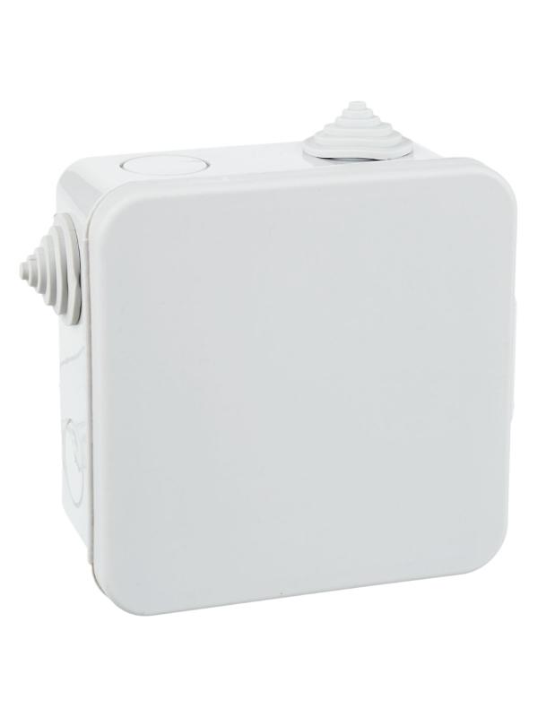 Коробка расп. КМ41256 100х100х50мм о/к IP54 8 вв. (7035) | UKO31-100-100-050-K03-54 | IEK — миниатюра 2