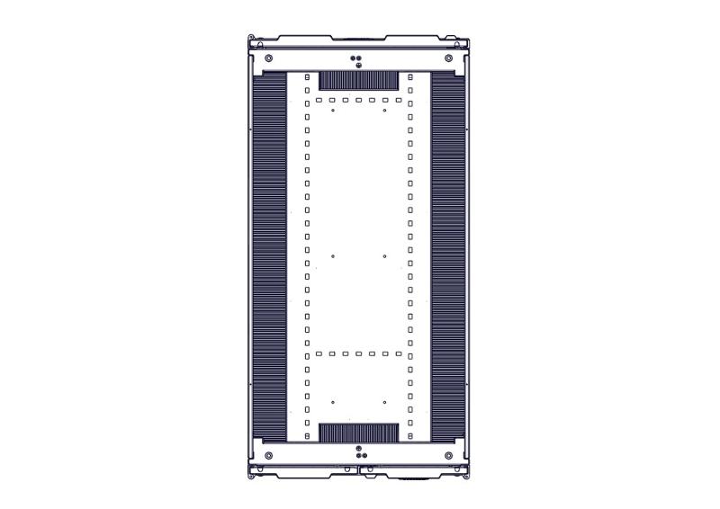 Шкаф Systeme Electric, серия Uniprom, 48U-600/1200, боковые панели 4шт, черный | UR3307 | SE — миниатюра 5