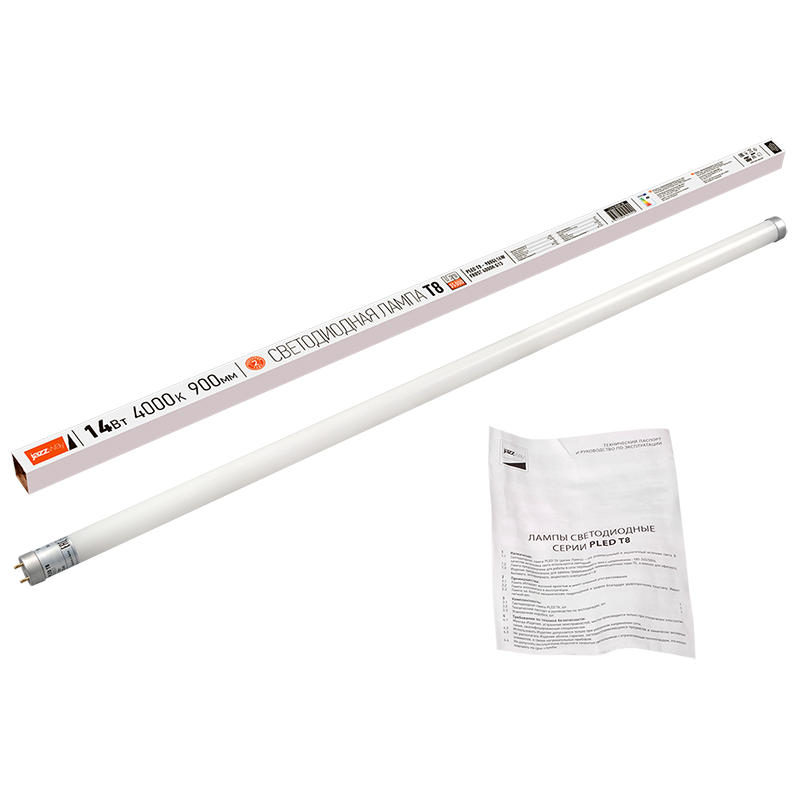 Лампа светодиодная трубчатая PLED T8 - 900GL 14w FROST 4000K 230V/50Hz (стекло) | .5021990 | Jazzway — миниатюра 6