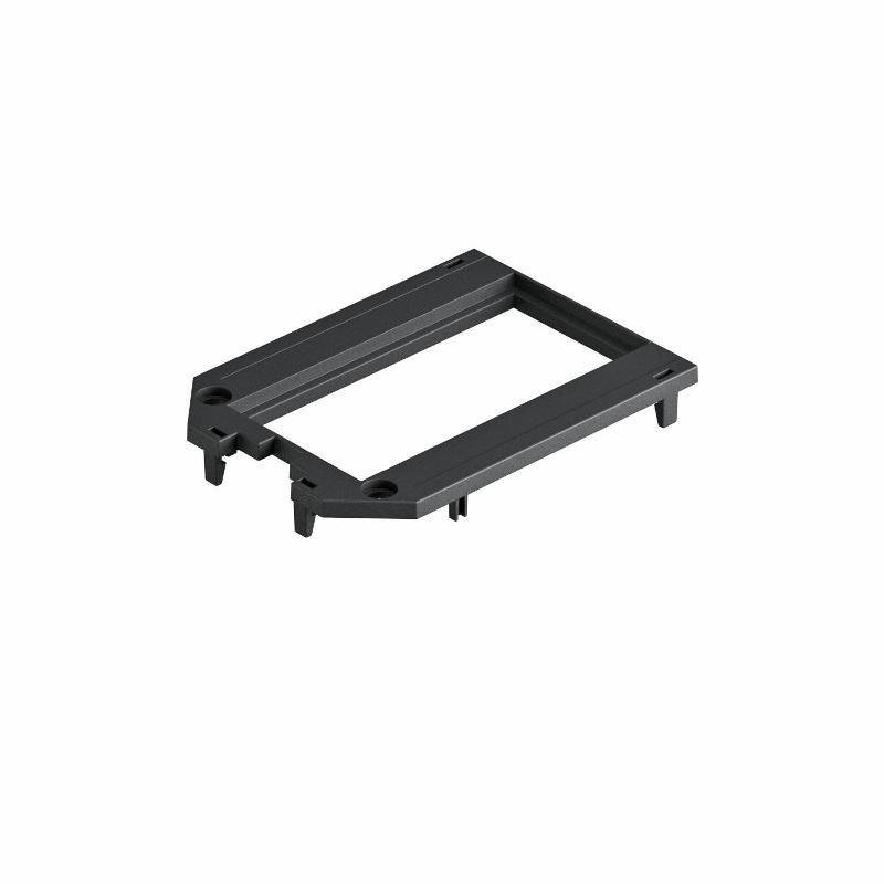 Накладка монтажной коробки UT3/4 для 2xModul45 104x76 мм (полиамид,черный) (UT34 P2) | 7408773 | OBO Bettermann — OBO Bettermann