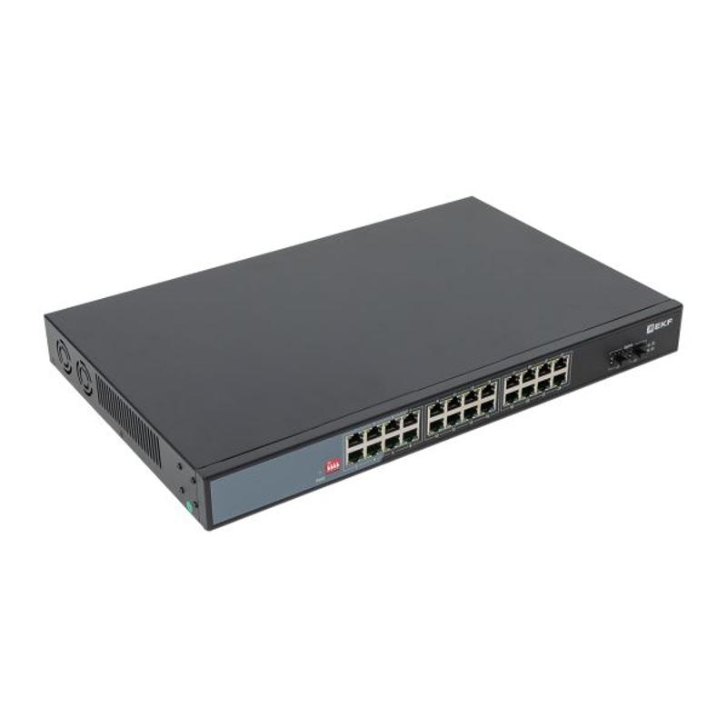 Промышленный неуправляемый коммутатор U-2GX/SFP-24GTP-R, 2 порта 1000Base-X SFP, 24 порта 10/100/1000Base-T(X) RJ45 c PoE, монтаж в 19" стойку TSX |TS — миниатюра 21