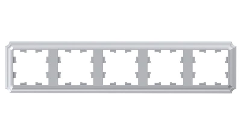 AtlasDesign Antique Рамка 5-ая, универсальная, Алюминий | ATN100305 | SE — Systeme Electric