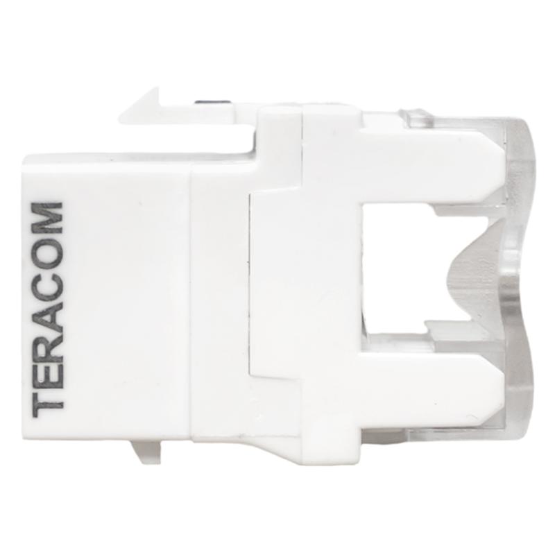 Модуль Keystone TERACOM PRO Cat.6 RJ-45 неэкранированный 110 IDC 180 градусов белый | TRP-KSTN-180D-6UTP-WH | EKF — миниатюра 4