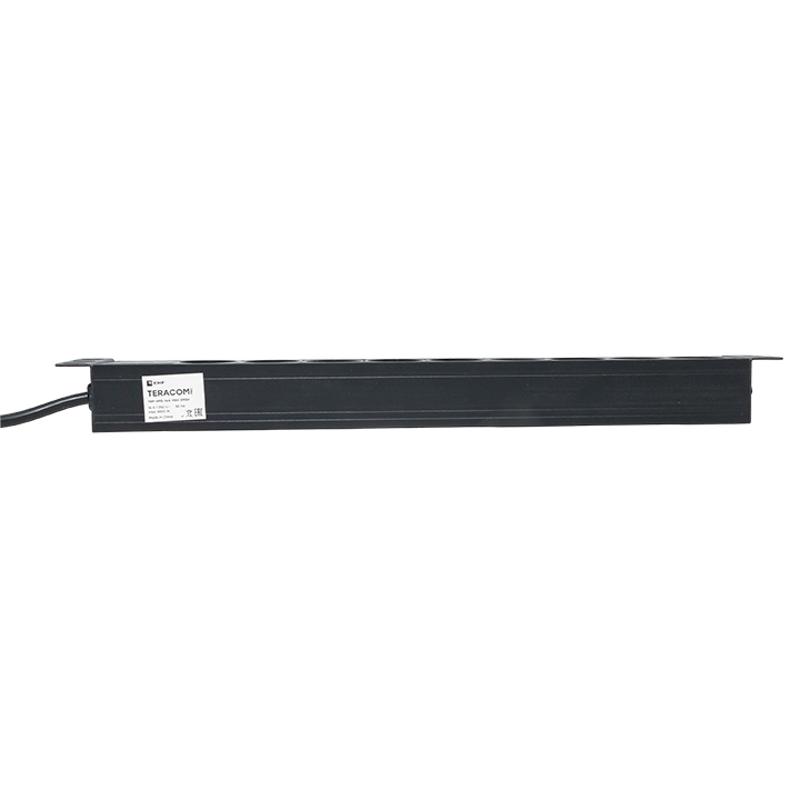 Блок розеток PDU TERACOM PRO 19" 1U 16А/250В 9 розеток Schuko 2 м 3x1,5 мм2 вилка Schuko | TRP-HPD-16A-9SH-2MSH | EKF — миниатюра 8