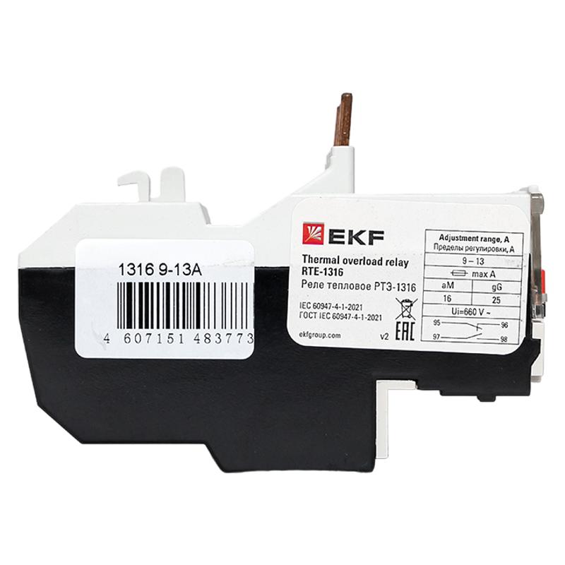 Реле тепловое РТЭ-1316 9-13А EKF PROxima | rel-1316-9-13 | EKF — миниатюра 25