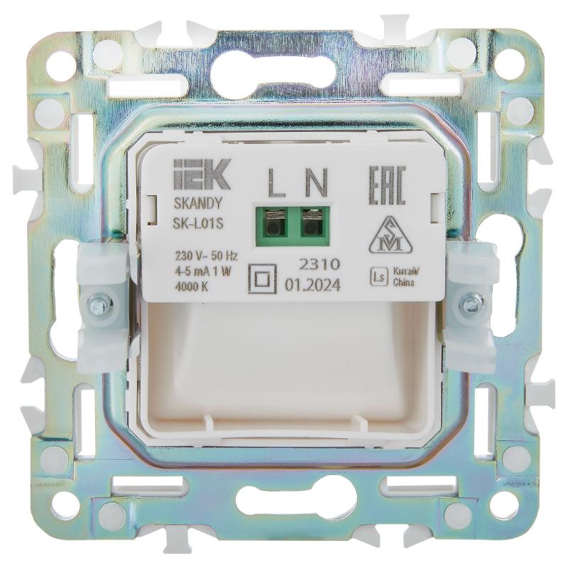 SKANDY Подсветка LED встраиваемая SK-L01S серебряный | SK-FL20-K23 | IEK — миниатюра 3
