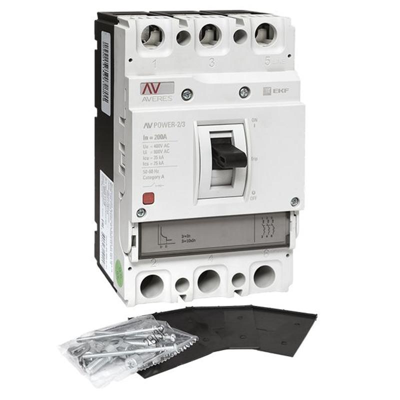 Выключатель автоматический AV POWER-2/3 200А 35kA TR | mccb-23-200-TR-av | EKF — миниатюра 10