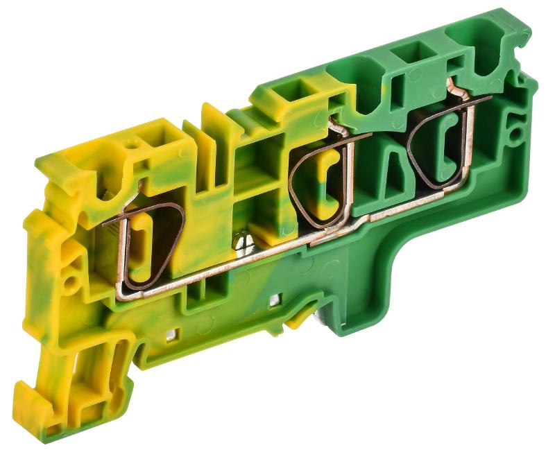 ARMAFIX Клемма пруж. CX6-3 PE 6мм2 3-конт. зазем. | AF-CT41-00-3-K52-006 | IEK — миниатюра 1