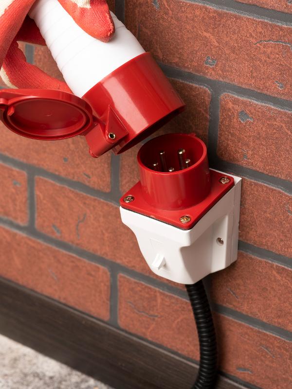 Вилка стационарная 515 3Р+РЕ+N 16А 380В IP44 EKF PROxima | ps-515-16-380 | EKF — миниатюра 4