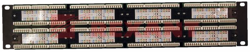 Патч-панель 19", 2U, 48 портов RJ-45, категория 5e | 04-0022 | REXANT — миниатюра 2