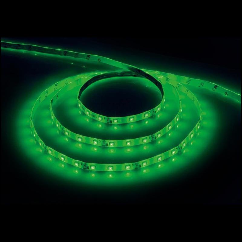 Лента светодиодная LS604/ 60SMD(2835)/м 4.8Вт/м 12V IP65 5000*8*3.8мм зеленый | 27675 | FERON — миниатюра 3