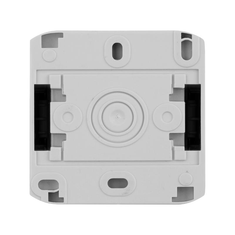 Quteo Серый Переключатель 2-клавишный IP44 10А — миниатюра 4