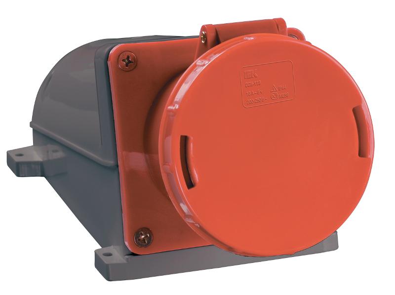 Розетка 145 стационарная 3Р+РЕ+N 125А 380В IP54 | PSR12-125-5 | IEK — IEK (ИЭК)
