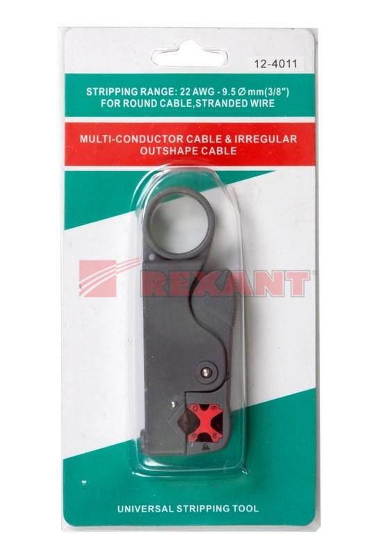 Инструмент для зачистки коаксиального кабеля RG-58, RG-59, RG-6 (ht-332) | 12-4011 | REXANT — миниатюра 2