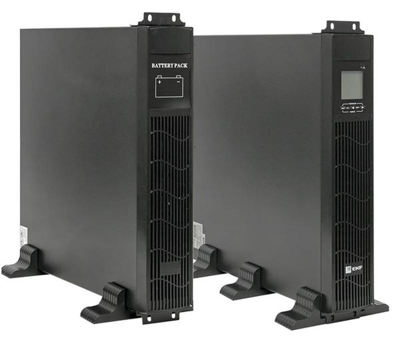 ИБП двойного преобразования E-Power SW900pro-RTB 3000 ВА PROxima, для монтажа в стойку, c АКБ 8 х 12В_7 Ач | SW930Pro-RTB | EKF — EKF