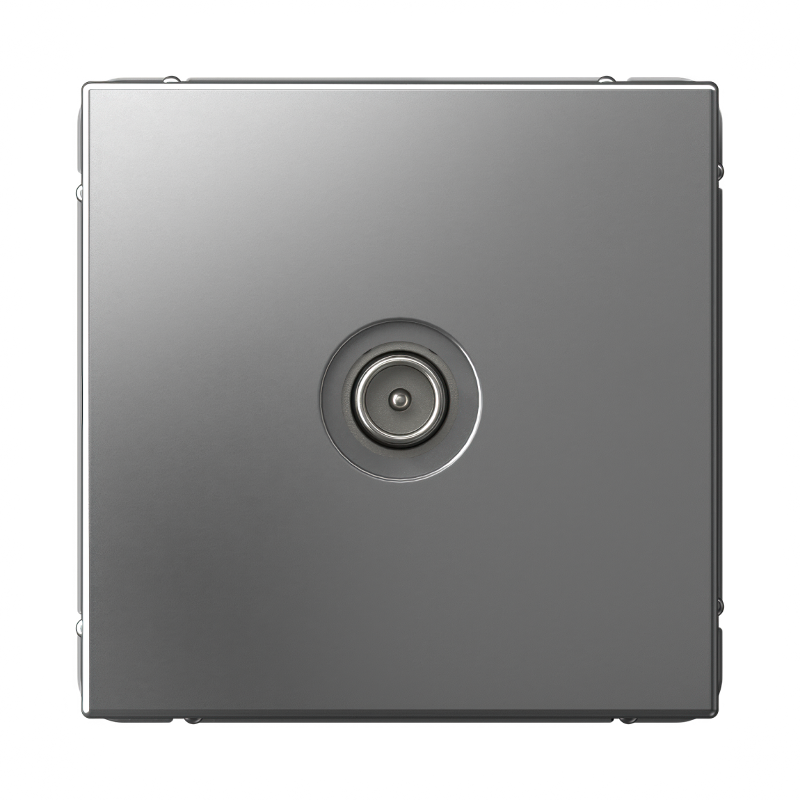 ArtGallery Сталь Розетка TV проходная 4DB, механизм | GAL000992 | SE — Systeme Electric