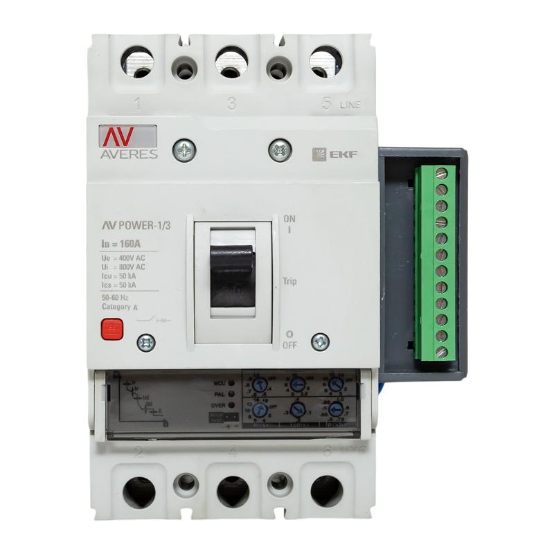 Выключатель автоматический AV POWER-1/3 160А 50kA ETU2.2 | mccb-13-160-2.2-av | EKF — миниатюра 5