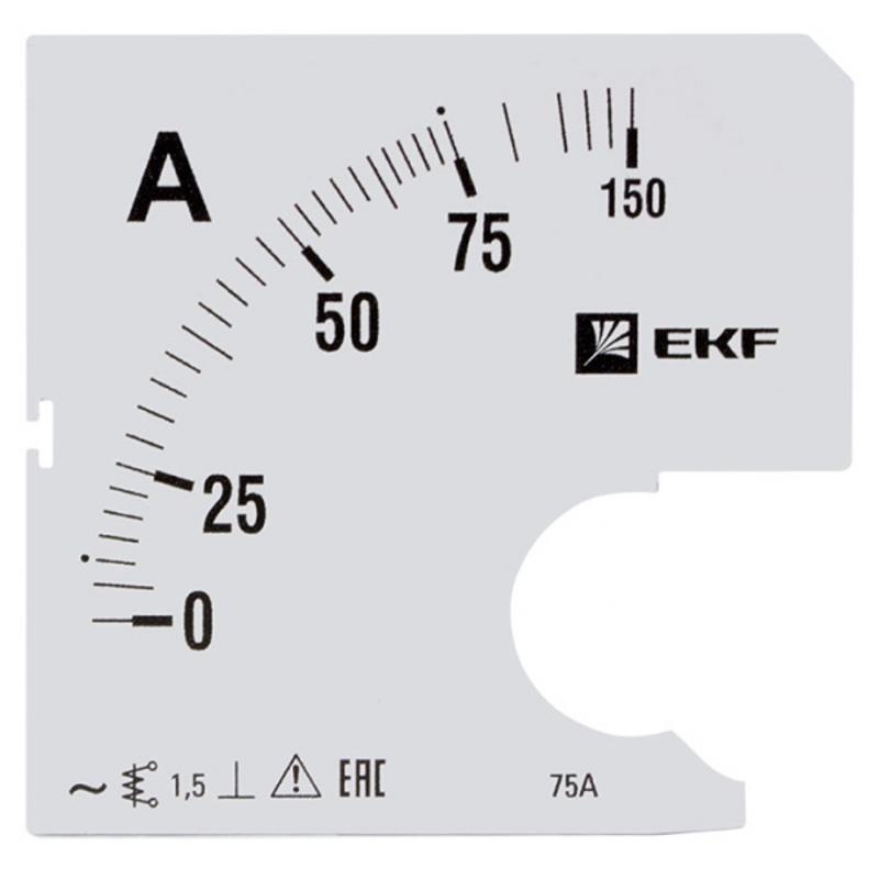 Шкала сменная для A961 75/5А-1,5 EKF PROxima | s-a961-75 | EKF — EKF