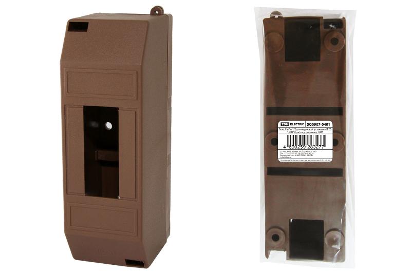 Бокс пластиковый навесной КМПн 1/2 для наружной установки IP20 "ЭКО" (бук) инд. штрихкод, (ВхШхГ) 217х239х421мм| SQ0907-0401 | TDM — TDM ELECTRIC