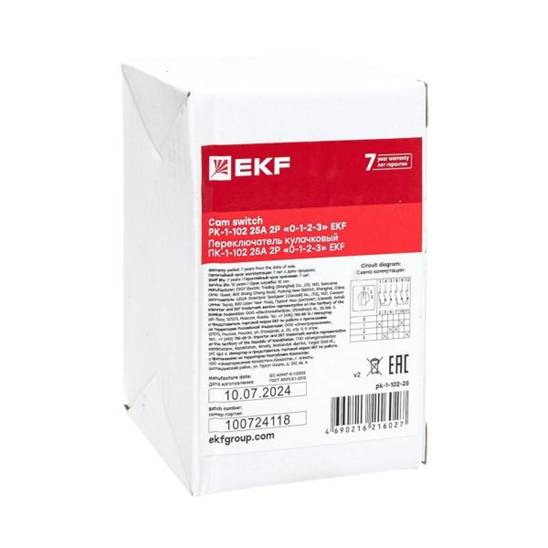 ПК-1-102 25А 2P «0-1-2-3»  |  pk-1-102-25 |  EKF  — миниатюра 29