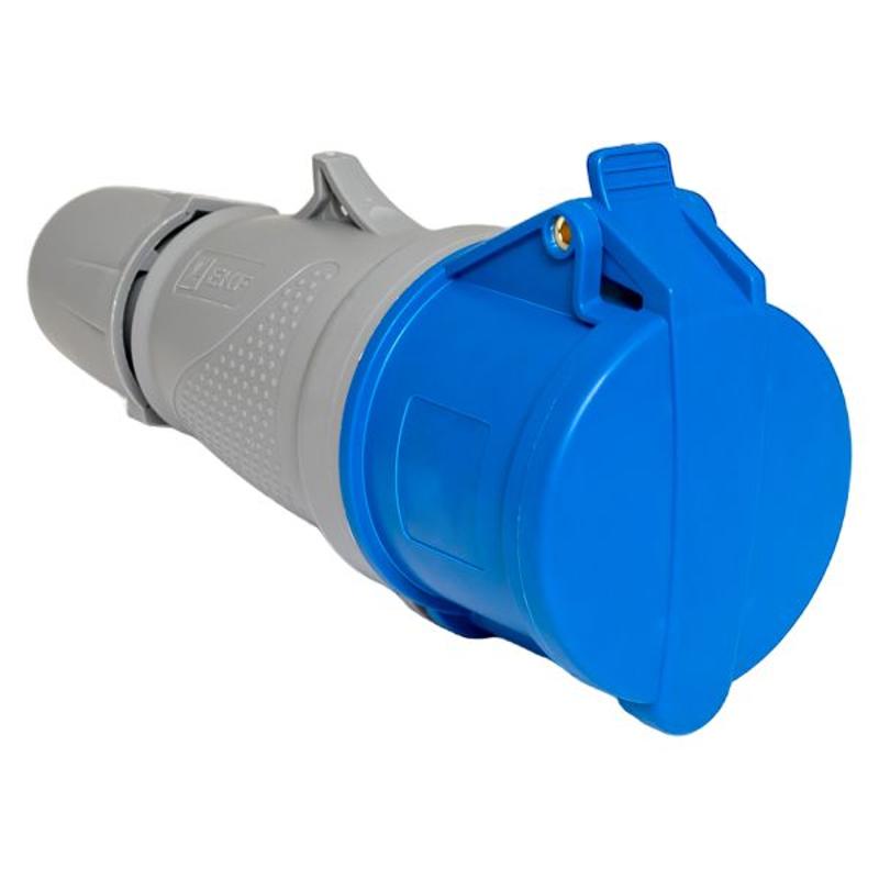 Розетка переносная 223 2P+PE 32А 220В IP44 EKF PROXIMA | ps-223-32-220-PRO | EKF — миниатюра 17