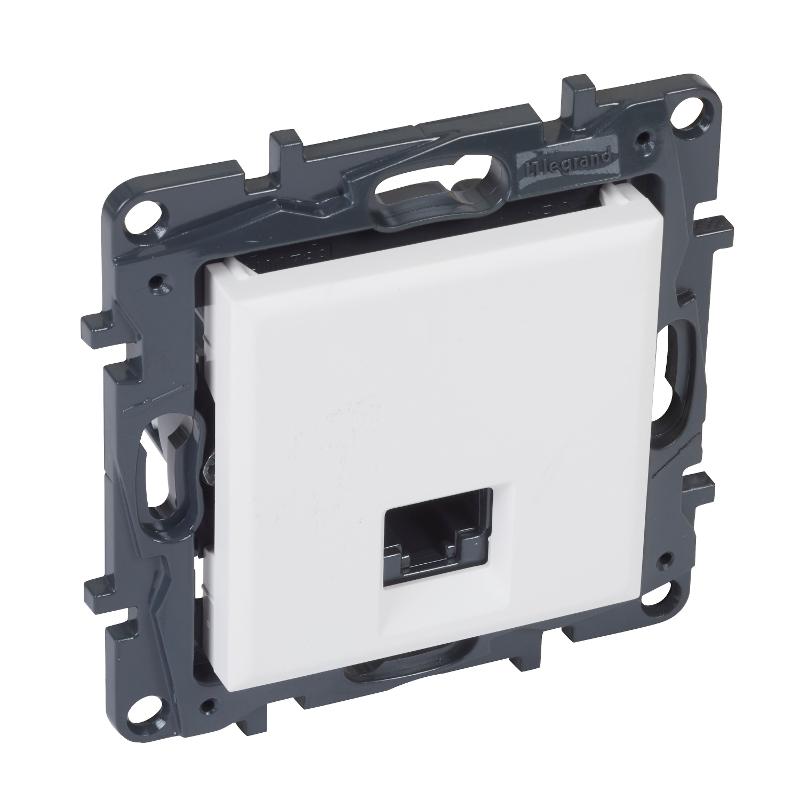 STRUCTURA Розетка комп. RJ45 кат.5Е UTP белый| 764300| Legrand — Legrand