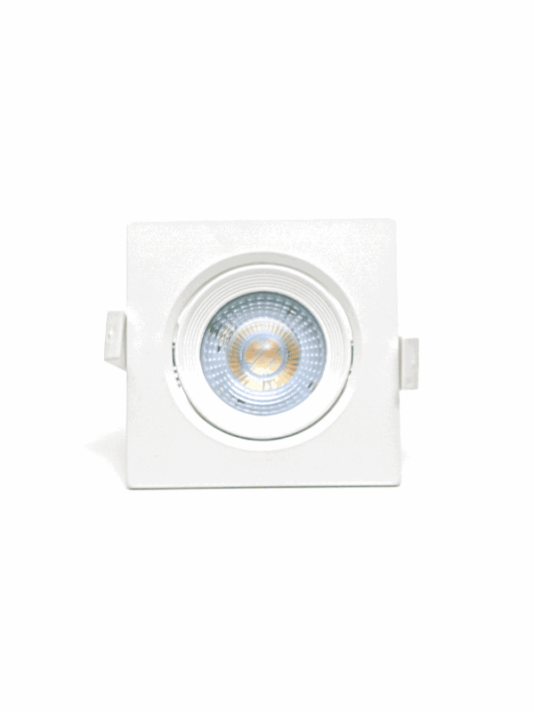 Светильник светодиодный Downlight встраиваемый поворотный PSP-S 9044 7W White 3000K 38° квадр/поворот IP40 белый | .5022812 | Jazzway — миниатюра 8