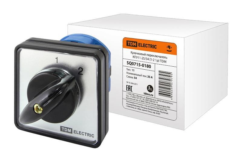 Кулачковый переключатель КПУ11-25/54  | SQ0715-0180 | TDM — TDM ELECTRIC