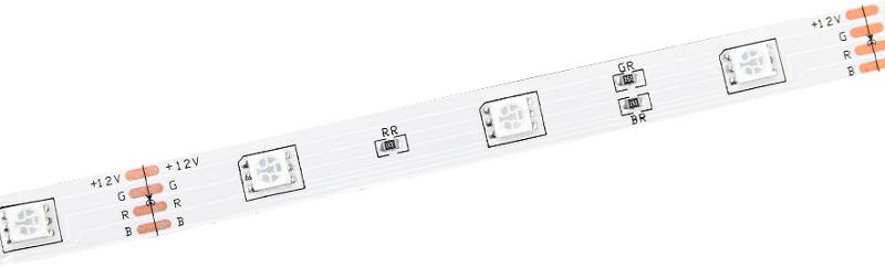 Лента светодиодная 3м LSR-5050RGB30-7,2-IP20-12В | LSR2-3-030-20-3-03 | IEK — IEK (ИЭК)