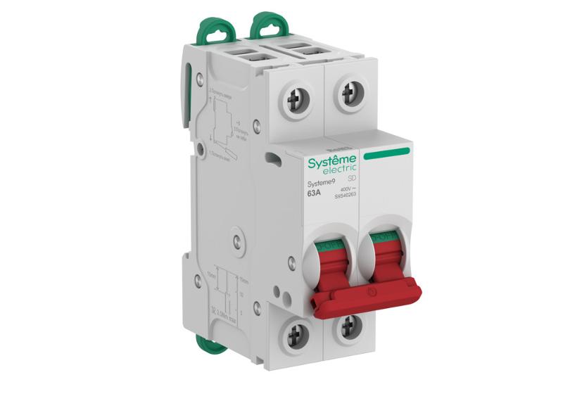 Systeme9 Выключатель нагрузки (ВН) 2P 63A 400В | S9S40263 | SE — Systeme Electric