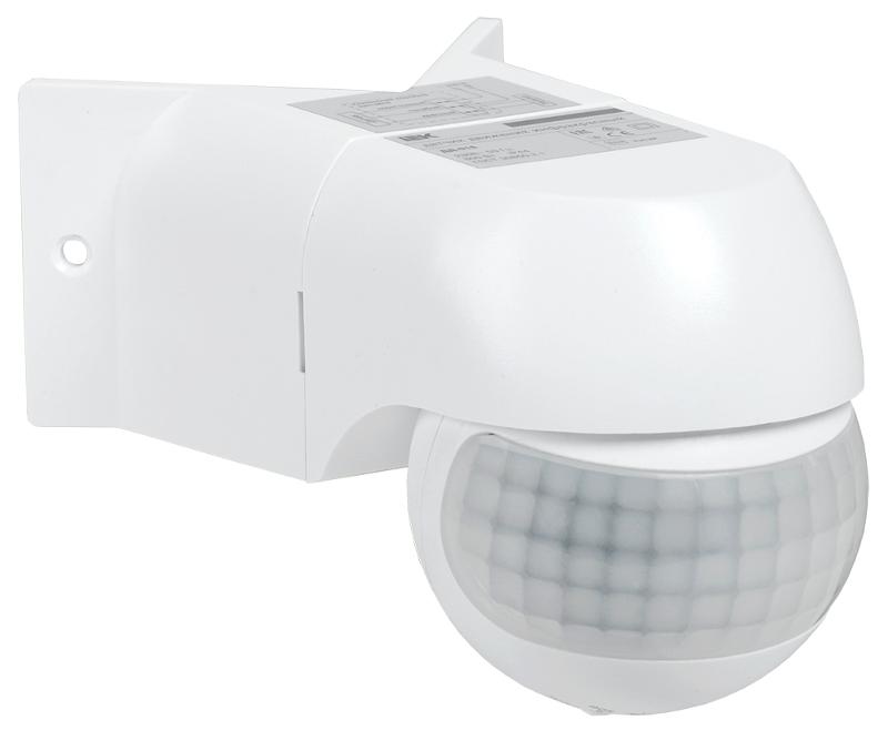 Датчик движения ДД 016 белый 800Вт 180гр 12м IP44 | LDD11-016-800-001 | IEK — IEK (ИЭК)