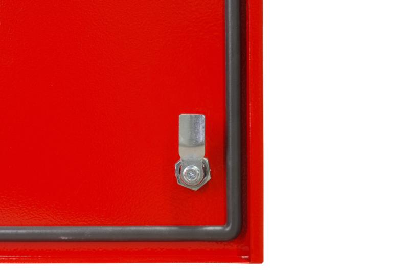 Корпус металлический ЩРНМ IP55 300х300х200 RAL3020 красный | 32527DEK | DEKraft — миниатюра 2